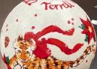 Terrell High School Student Paints Ornament for Capitol Christmas Tree