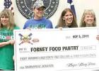 Mayor Mary Penn Presents Check to Forney Food Pantry